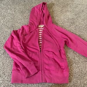 Women’s Size Small J Crew Slub French Terry Zip Up Hoodie